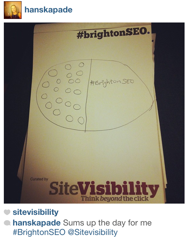 #brightonSEO Instagram Contest Winning Photo